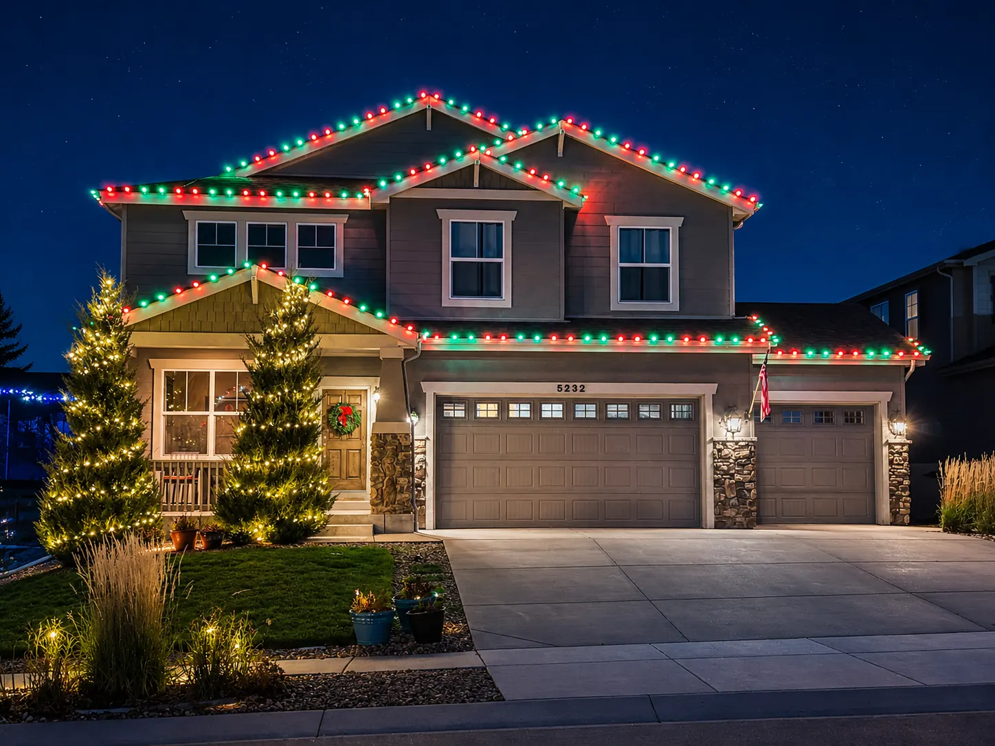 Mountain House Lighting install 4